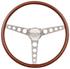 Steering Wheel Kit, 69-88 Chevy, Classic Wood, Tall Cap, Plain, Engraved Bowtie