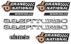 Licensed GM Restoration Grand National fender badge # 25516222 LGM
