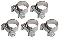 Hose Clamp, Screw Type, 3/8" Earl's Vapor Guard, 5pc