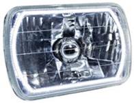 Headlight Assembly, Sealed Beam, Oracle, w/LED Halo 7"x6"