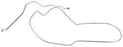 Brake Line, Power Disc, 1978-83 MC/MAL/CUT/GP/RGL, FT To RR, Valve To RR Hose