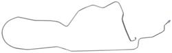 Brake Line, Pwr Brake, 1982-88 MC/CUT/GP/Buick, FT To RR, Valve To RR Hose