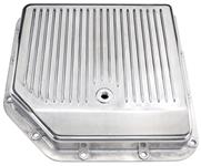 Transmission Pan, Polished Finned Aluminum, TH350, w/Gasket & Hardware