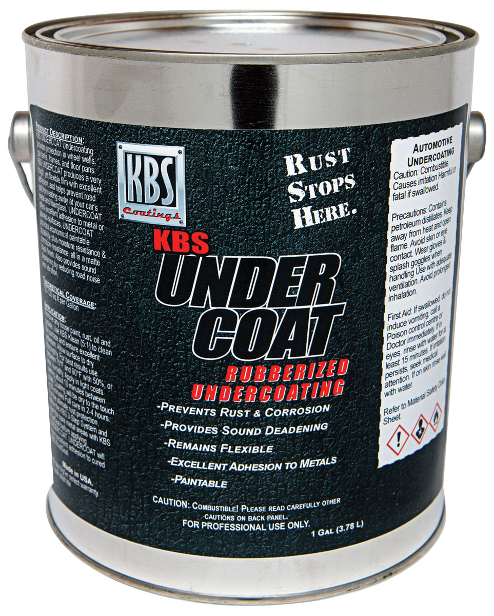 KBS UnderCoat Aerosol - Solvent-Based Aerosol Undercoating