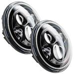 Headlight Assembly, Oracle, High Power LED, w/Black Bezel, w/Halo