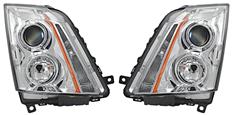 Headlights, OEM, 2008-12 CTS / 2009-12 CTS-V, (PAIR)