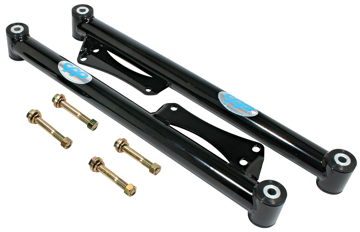 CPP - Trailing Arms, Rear, Tubular Lower, 1964-72 A-Body, Pair, Black ...