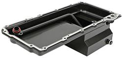 Oil Pan, Hamburger's Perf. LS Swap, 1965-72 A-Body, Straight Fittings