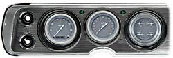 Gauge Conversion Kit, 64-65 Chevelle/El Camino, Silver Grey