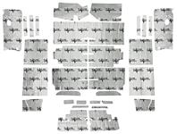 Sound Deadener, Flatline Barriers, Complete Set, 1964-67 A-Body, Coupe, Hardtop