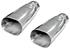 Exhaust Tips, Oval, 1969-72 Chevelle/El Camino/Monte Carlo SS, Chrome 3", Pair