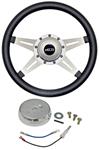 Steering Wheel Kit, 1960-63 GM, Retro 4-Spoke, GT3, w/GT Perf Cap