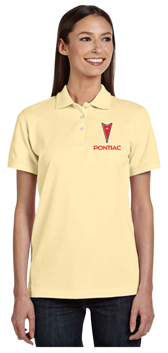 Shirt, Women's Polo, Pontiac Logo @ OPGI.com