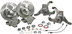 Disc Brake Set, Drop Spindle, Front, 1964-72 A-Body, 12" Disc