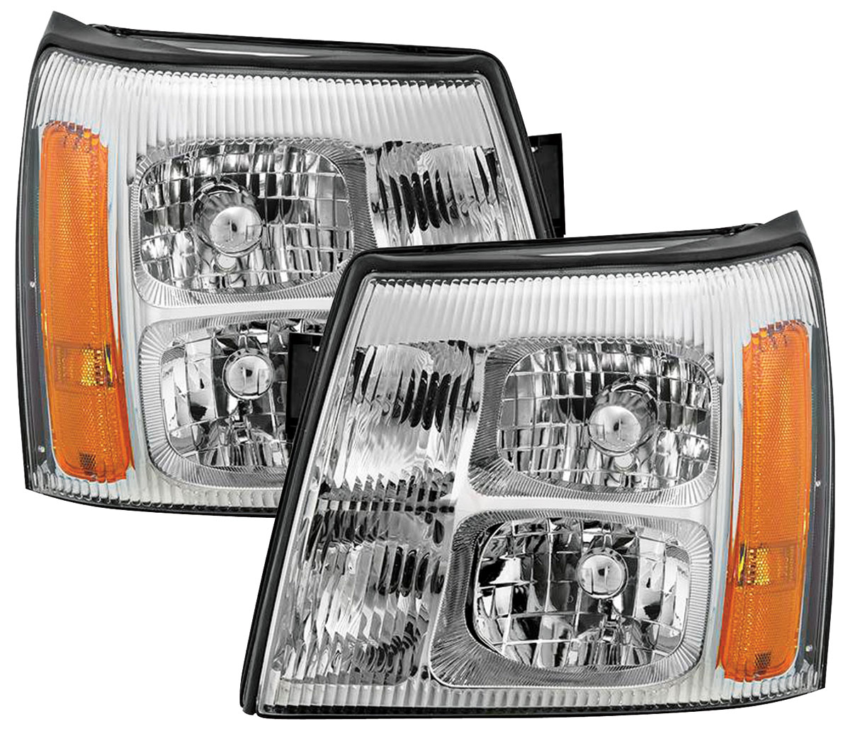 XTune Lighting - Headlights, OEM-Style, 2003-06 Escalade, HID Model ...