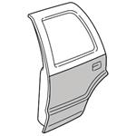 Door Skin, 2002-06 Escalade, Rear, Lower