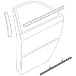 Molding, Door Side, 2003-07 CTS/CTS-V, Rear