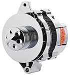 Alternator, Powermaster, 1954-88 GM, CS130 XS Volt, 140A, 6-rib Pulley