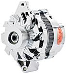 Alternator, Powermaster, 1954-88 GM, CS130, 140A, 6-rib, Unthreaded Adj Ear