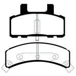 Brake Pads, EBC, 1999-00 Escalade, Greenstuff 6000, Front