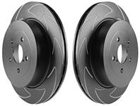 Rotors, EBC, 1999-00 Escalade, BSD Slotted, Front, 11.6"