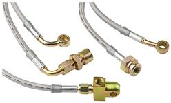 Brake Hoses, Goodridge, 2000-05 ESC/EXT/ESV, Stainless Steel, w/o StabiliTrak