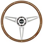 Steering Wheel Kit, 1969-88 Chevy, Retro Cobra, GT3, 6-Bolt, Engraved Bowtie