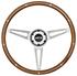 Steering Wheel Kit, 1969-88 Chevy, Retro Cobra, GT3, 6-Bolt, Engraved Bowtie