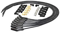 Spark Plug Wire Set, Pertronix, Universal, 8mm, 8-Cylinder, Ceramic Boot, Black