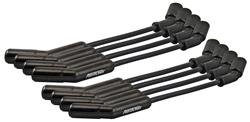 Spark Plug Wire Set, Pertronix, 8mm, 45° Ceramic Boot, Black, LS