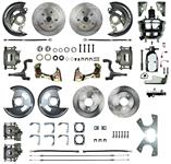 Disc Brake Set, Frt & Rr, Rt Stuff, 64-72 A-Body, 8" Chrme Bstr/Mstr, 11" Rtrs