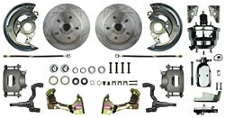 Disc Brake Set, Frt, Rt Stuff, 1964-72 A-Body, 9" Chrme Bstr/Mstr, 11" Rtrs