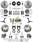 Disc Brake Set, Frt & Rr, Right Stuff, 64-72 A-Bdy, Manual Brk, OE M/C, 11" Rtr