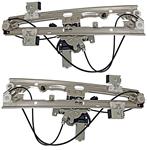 Window Regulator, 2002-08 Escalade, w/Motor, Front Pair