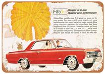 Sign, Aluminum 10"x14", 1964 Cutlass Holiday Coupe