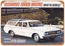 Sign, Aluminum 10"x14", 1964 Vista Cruiser