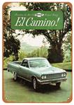 Sign, Aluminum 10"x14", 1964 El Camino