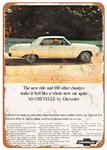 Sign, Aluminum 10"x14", 1965 Chevelle