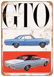 Sign, Aluminum 10"x14", 1966 GTO