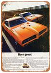 Sign, Aluminum 10"x14", 1969 GTO Judge