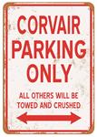 Sign, Aluminum 10"x14", Corvair Parking Only