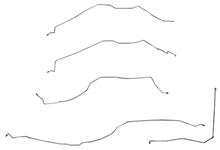 Brake Line Set, 2000-02 Escalade/EXT, Front, 2/4WD, W/Torsion Bar, 5-Pc