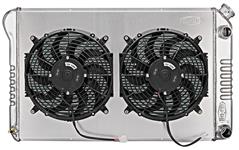 Radiator/Fan Combo, Aluminum Cold-Case, 1978-88 G-Body w/LS Swap