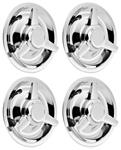 Hub Cap, Rallye Knock Off 3-Bar, Kit