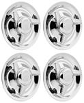 Hub Cap, Rallye Knock Off Swept & Fluted, Kit