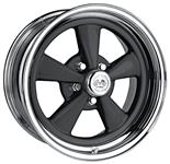 Wheel, US Whl, Super Spoke Ser 463, Blk/Chrm, 14x6, 5x4.50/4.75/5.00 BP, 3.25 BS