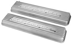 Valve Covers, Lokar, Cast Aluminum, "LS Classic", Finned