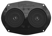 Speaker, Dash, Custom Autosound, 54-58 CAD, 70-77 CHV/EC, 73-83 CUT, 6x9-4"