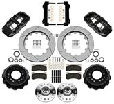 Disc Brake Set, Wilwood AERO6, Front, 73-77 A-Bdy w/AFX Spdl, 14.00" Rtrs