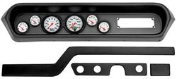 Gauge Mount w/ Gauges, AutoMeter, 3-3/8"(2) & 2-1/16"(4), 1964-65 TMP/LM/GTO